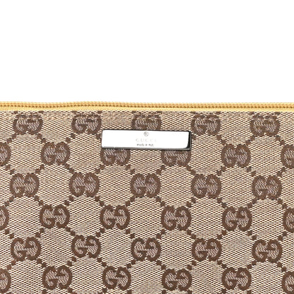 Gucci Monogram Boat Pochette Yellow 8 of 10