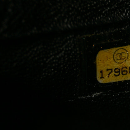 Chanel Patent Quilted Clutch with Chain Flap Black 8 of 10