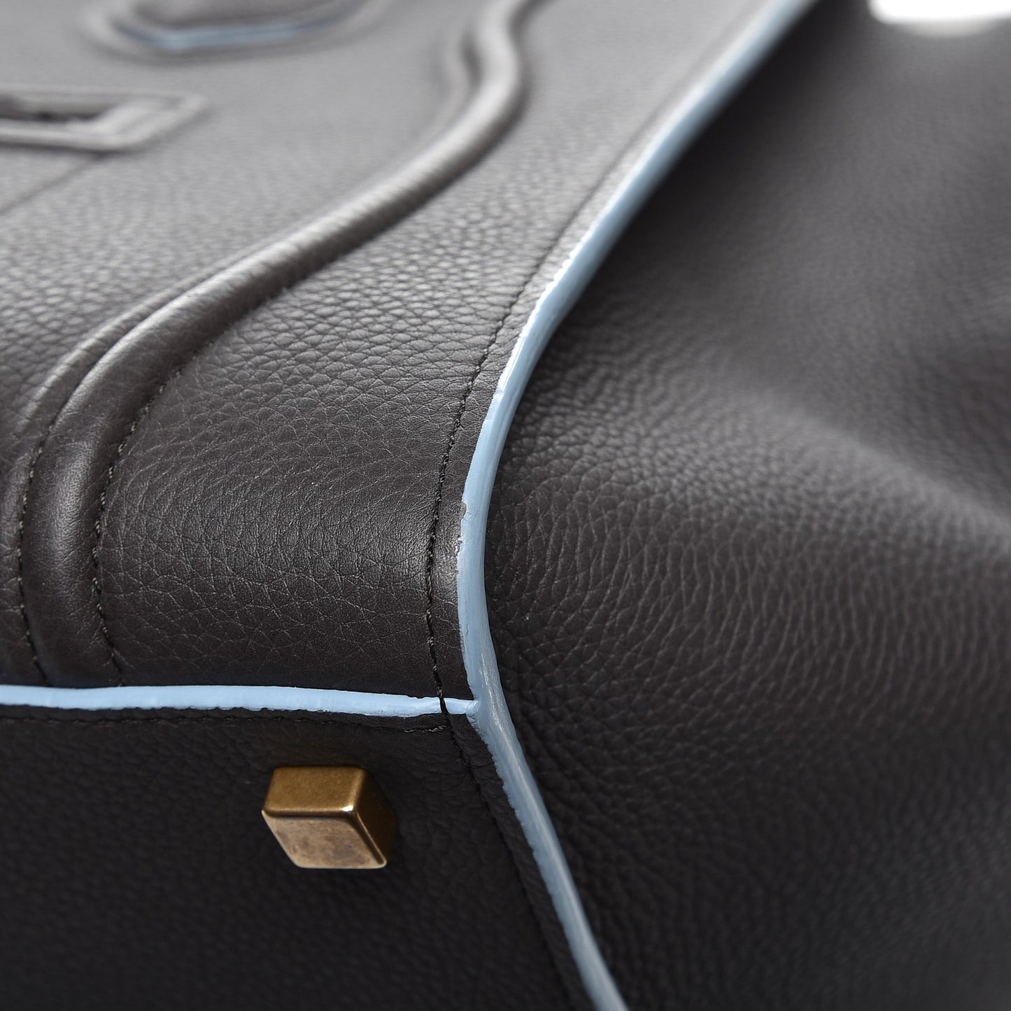 Baby Grained Calfskin Medium Phantom Luggage Anthracite