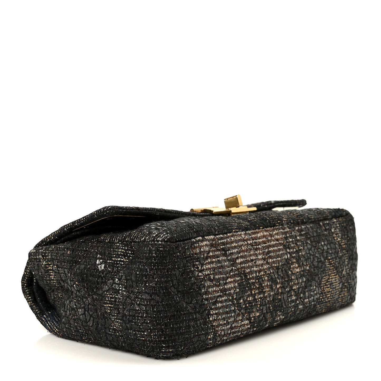 Metallic Glazed Tweed Quilted 2.55 Paris Shanghai Reissue 226 Flap Multicolor