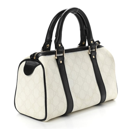 Gucci GG Plus Monogram Small Joy Boston White Black 2 of 9