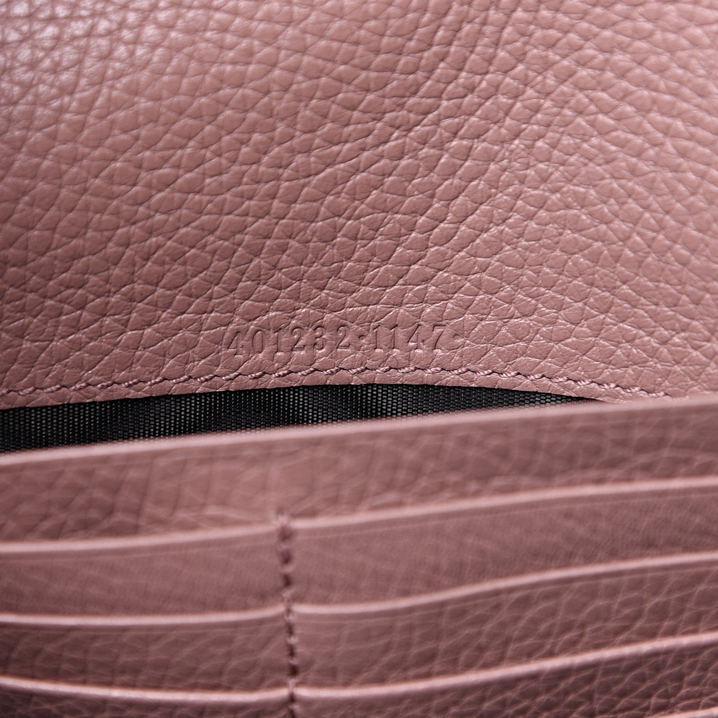 Cellarius Calfskin GG Marmont Chain Wallet Rosy Phard