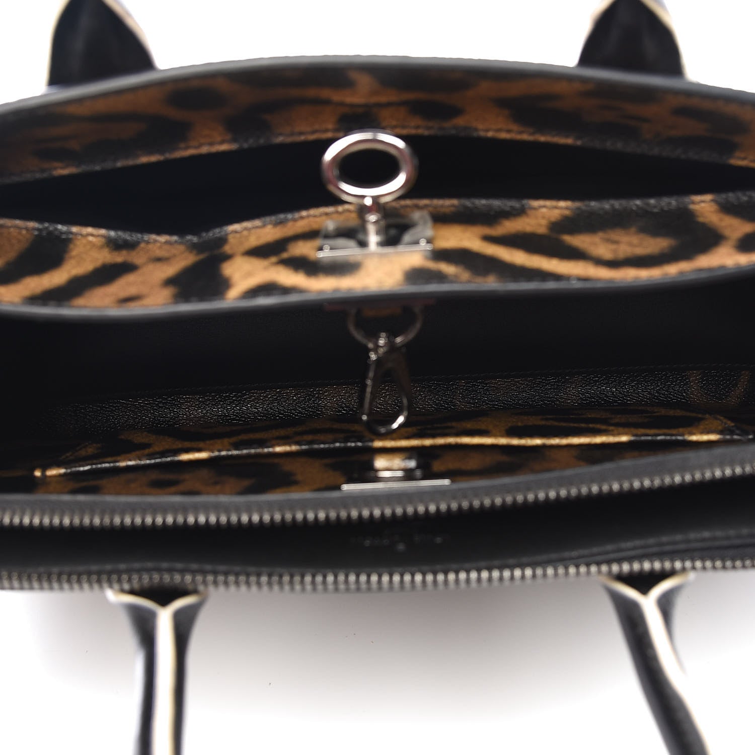 Louis Vuitton Canvas Calfskin Wild Animal Print City Steamer EW Marron 4 of 8