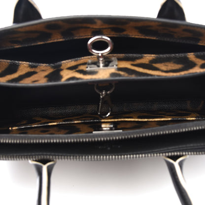 Louis Vuitton Canvas Calfskin Wild Animal Print City Steamer EW Marron 4 of 8