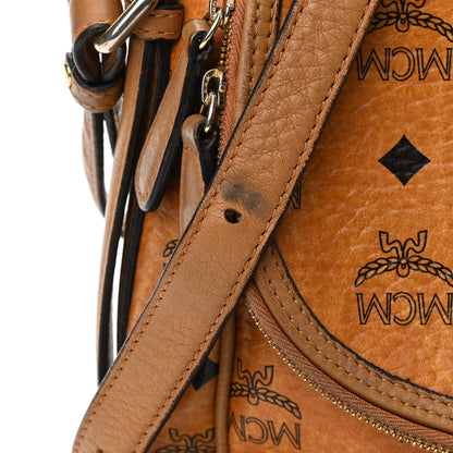 MCM Visetos Heritage Crossbody Cognac 17 of 19