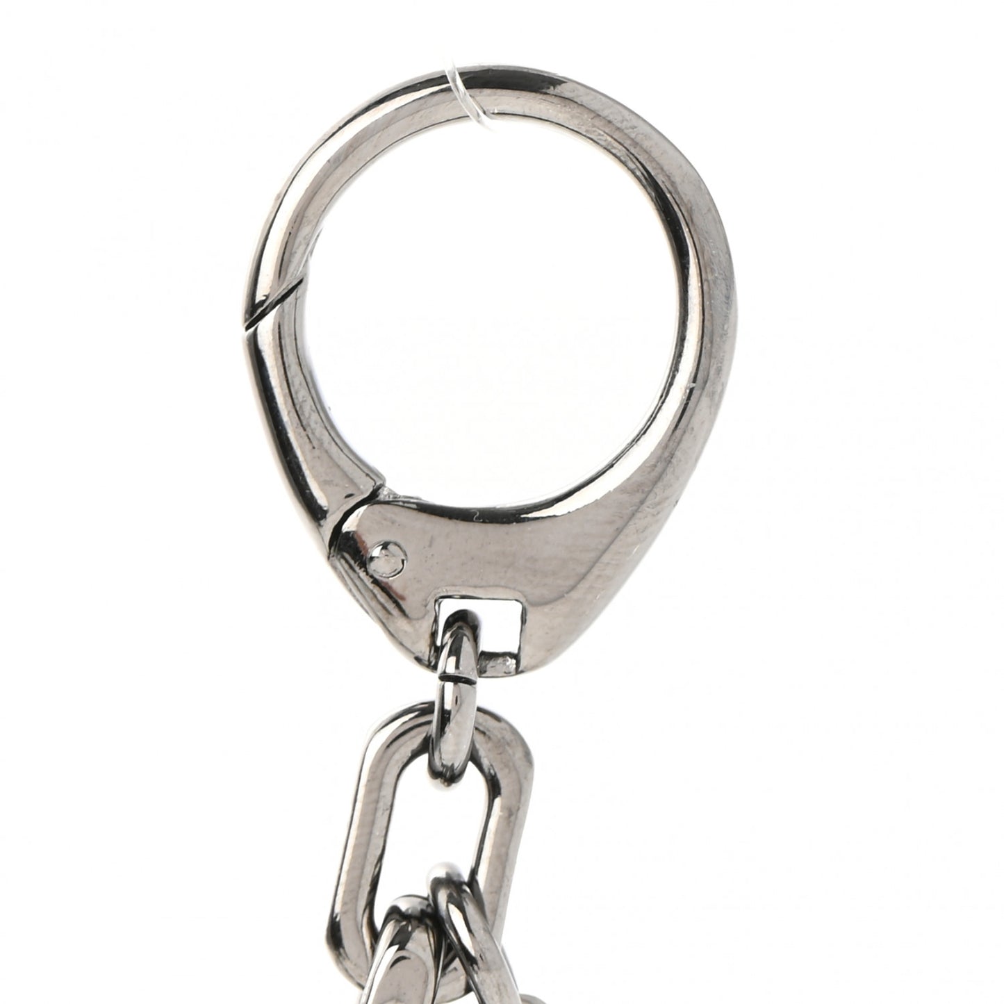 Ruthenium Lacquer 30 Montaigne Bag Charm Black