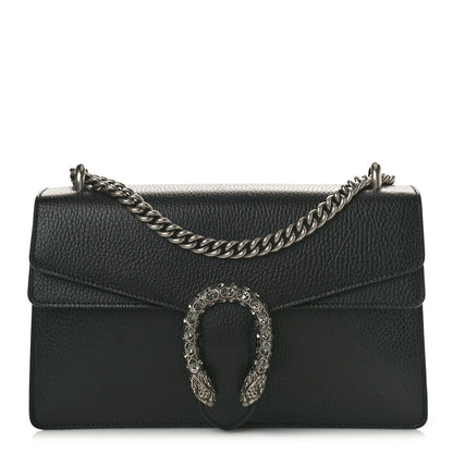 Gucci Pebbled Calfskin Small Dionysus Shoulder Bag Black 1 of 10