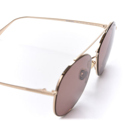 Tom Ford Cleo Sunglasses TF757 Gold 6 of 8