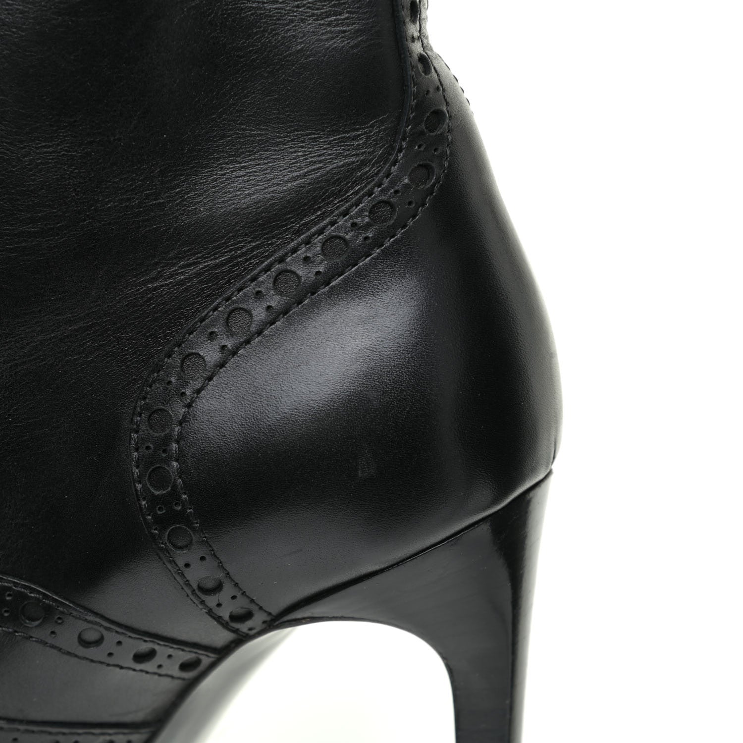Saint Laurent Nappa Tribtoo 105 Lace Up Booties 39 Black 16 of 18