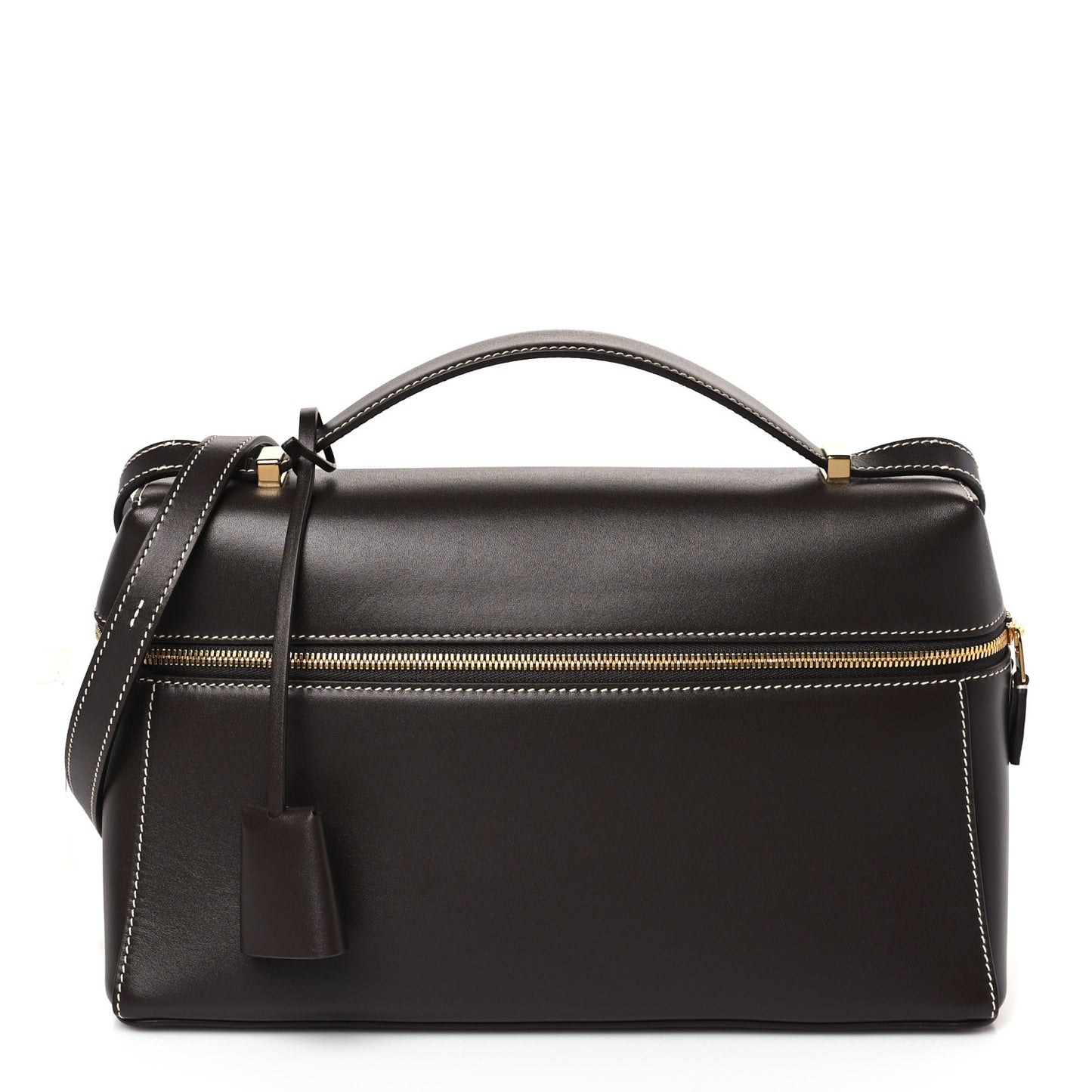 Smooth Calfskin Extra Bag L27 Dark Chocolate Licorice