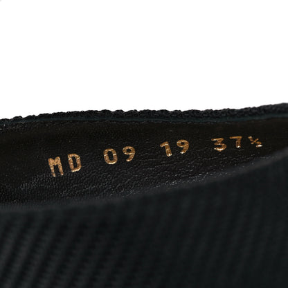 Christian Dior Technical Fabric Calfskin D-Dior 65mm Mules 37.5 Black 8 of 9