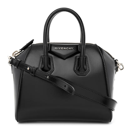Givenchy Shiny Lord Calfskin Mini Antigona Black 1 of 13