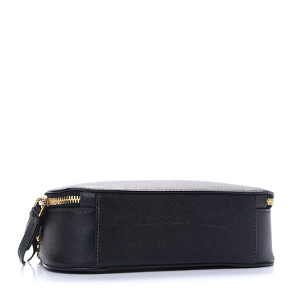 Prada Saffiano Lux Odette Crossbody Black 4 of 11