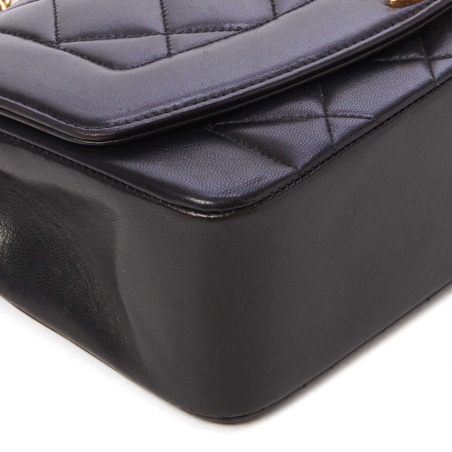 Chanel Lambskin Quilted Small Single Flap Black 6 of 11