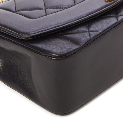 Chanel Lambskin Quilted Small Single Flap Black 6 of 11