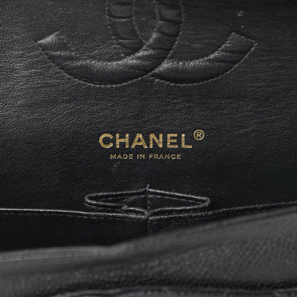 Chanel Caviar Quilted Medium Double Flap Black 6 of 18