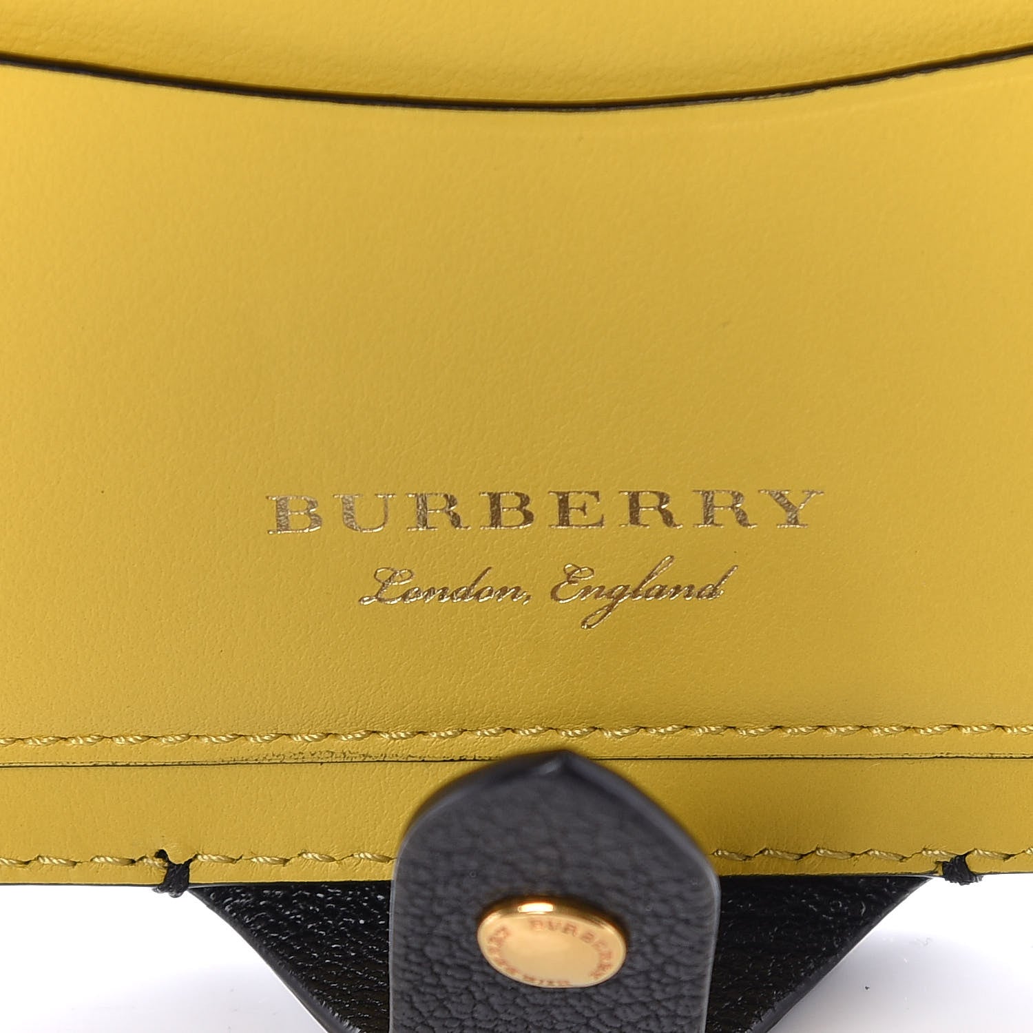 Burberry Goatskin Harlow Long Wallet Black 8 of 10