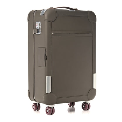 Hermes Taurillon Regate RMS Suitcase Etain Fauve Rouge H 4 of 16
