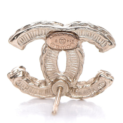 Chanel Pearl CC Earrings Gold 3 of 5