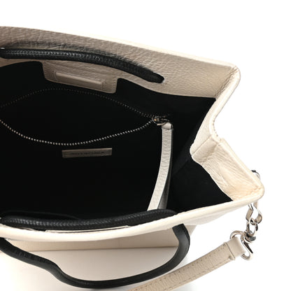Balenciaga Calfskin Logo XXS Shopping Tote White 5 of 9