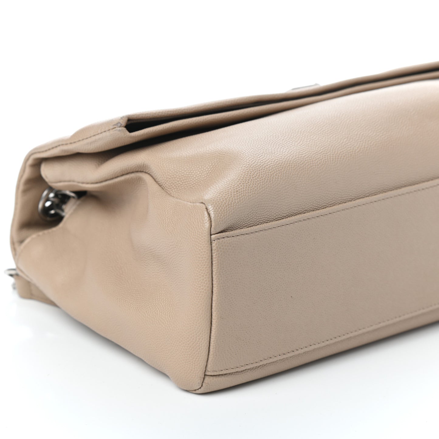 Grain De Poudre Medium West Hollywood Monogram Fold-Over Nude Powder