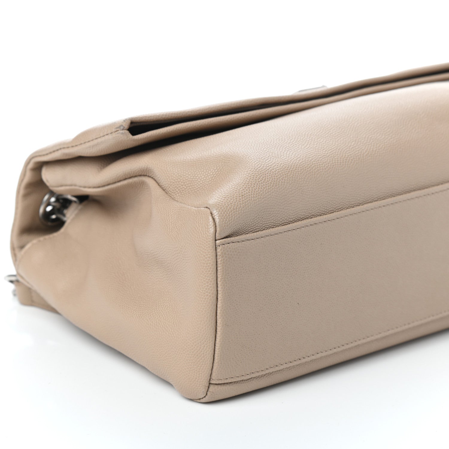 Saint Laurent Grain De Poudre Medium West Hollywood Monogram Fold-Over Nude Powder 8 of 9