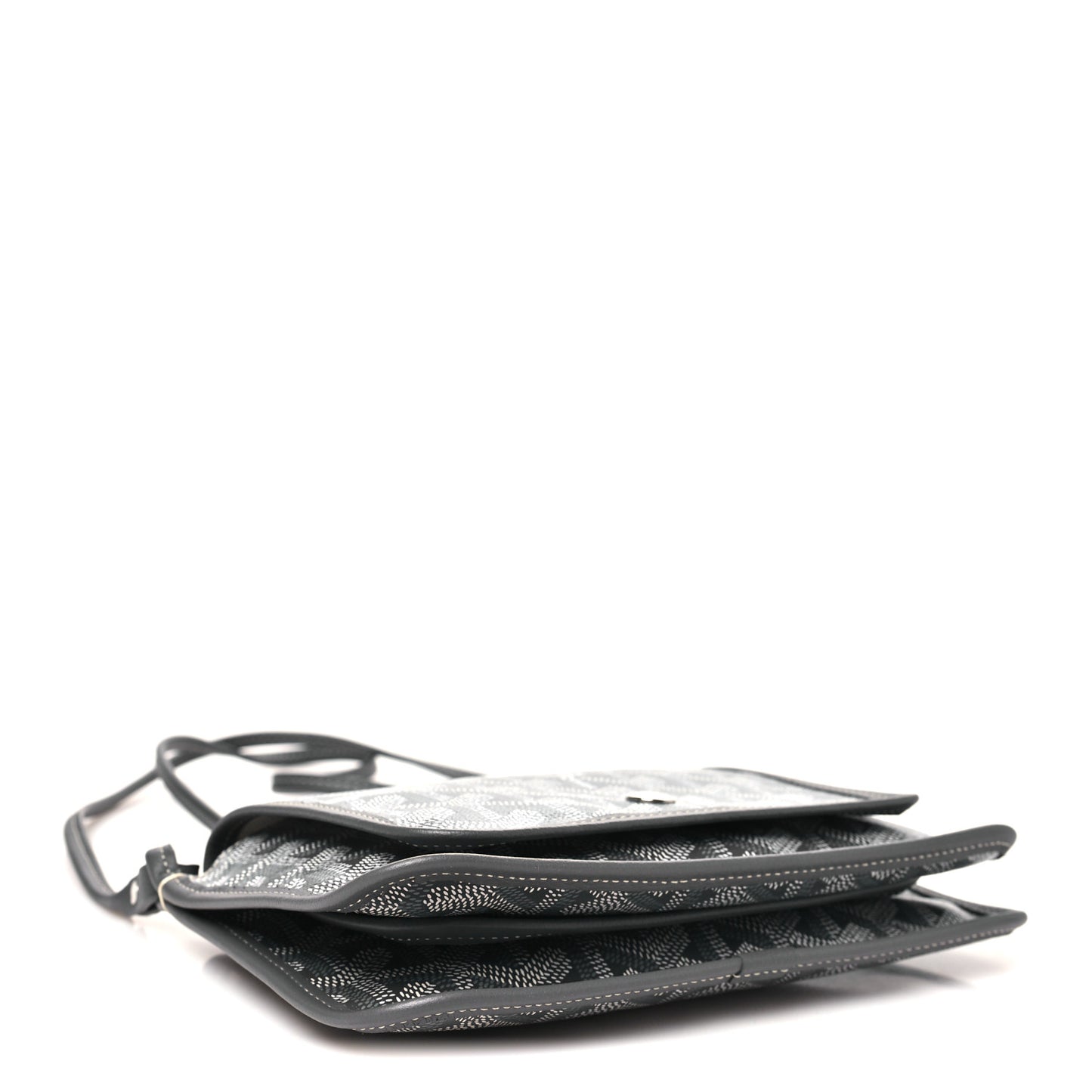 Goyardine Plumet Wallet Clutch Grey