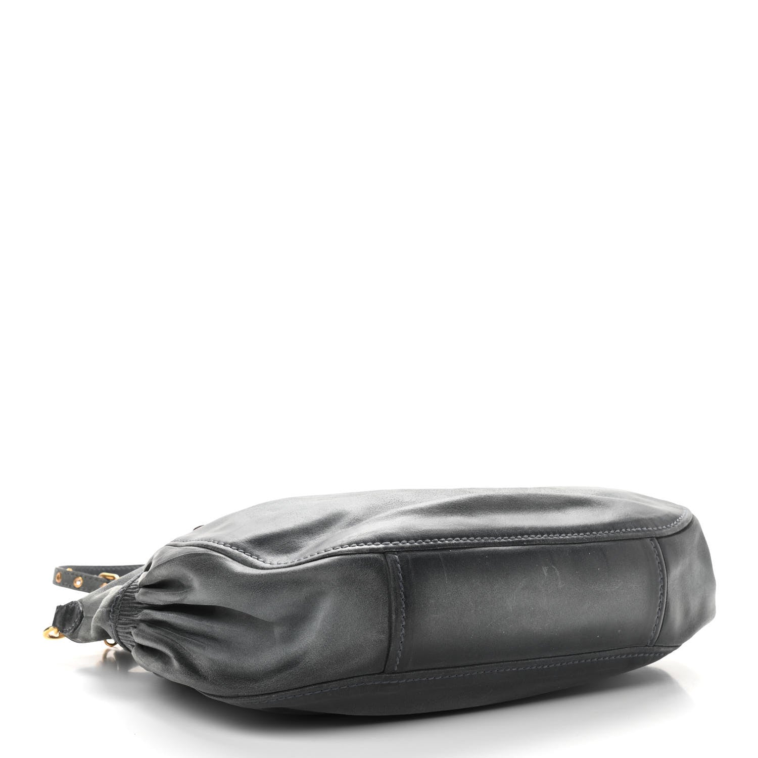 Miu Miu Calfskin Zip Tote Blue 4 of 11