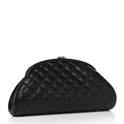 Chanel Lambskin Quilted Timeless Clutch Black 2 of 5