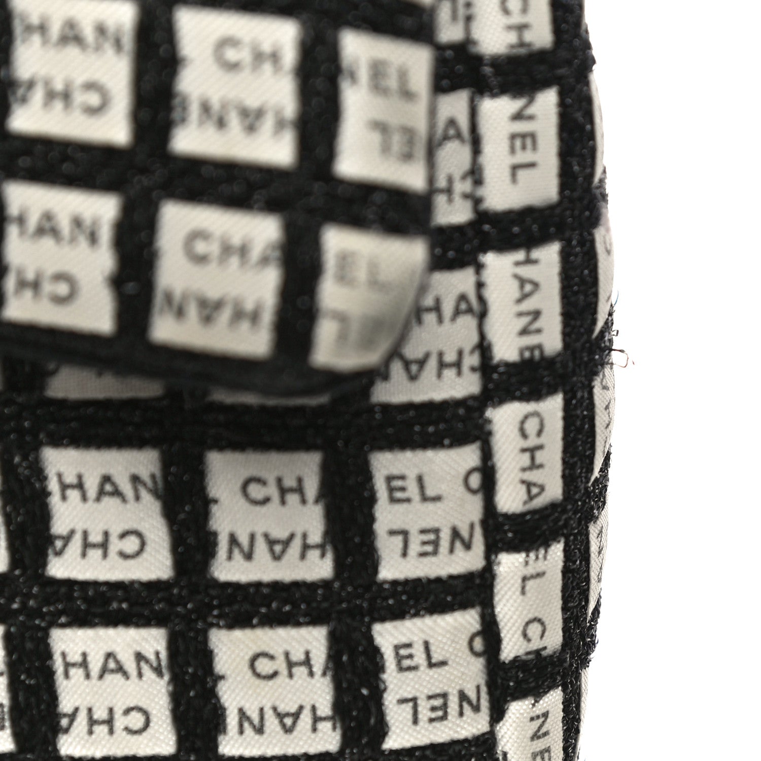 Chanel Ribbon Tweed Small Single Flap Black White 13 of 16