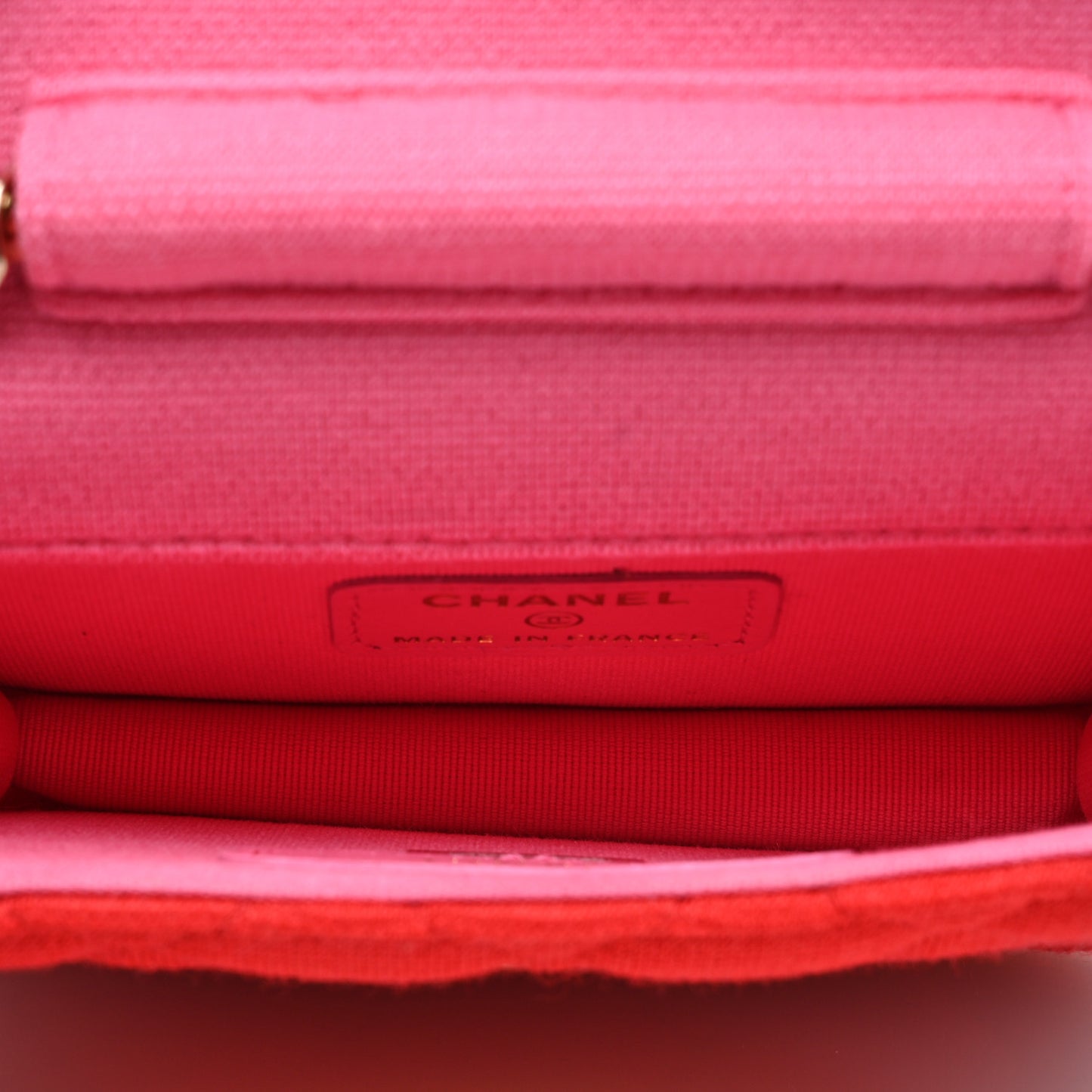 Jersey Quilted Micro Mini Flap Red