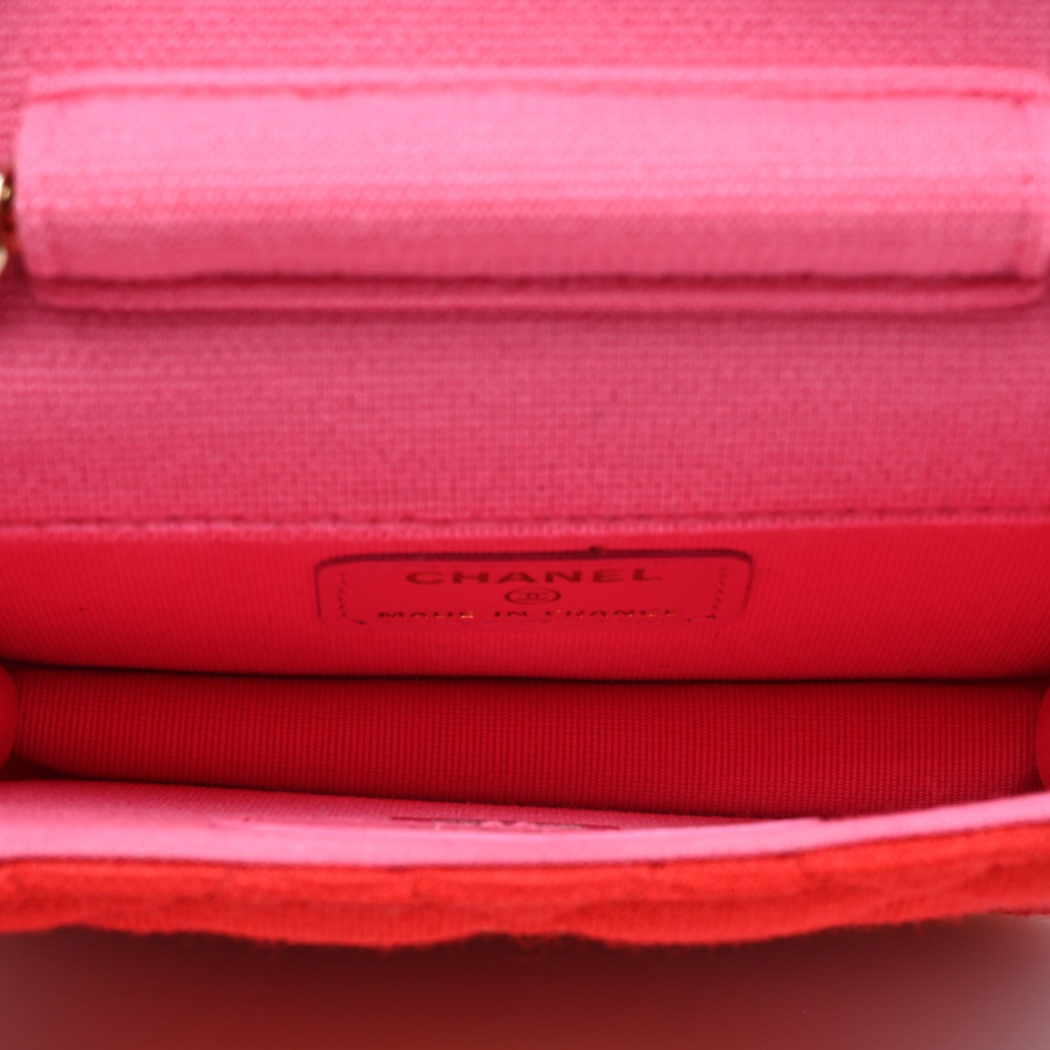 Chanel Jersey Quilted Micro Mini Flap Red 5 of 10