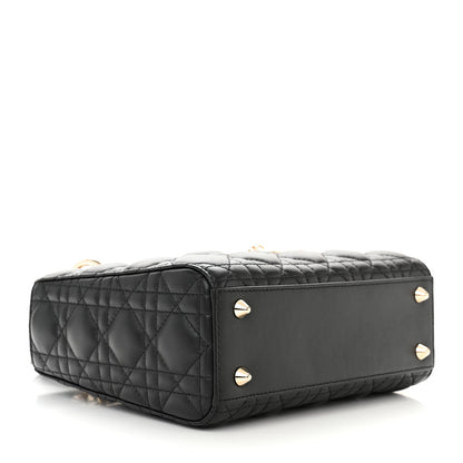 Christian Dior Lambskin Cannage Small My ABCDior Lady Dior Black 4 of 11
