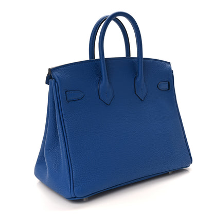 Hermes Togo Birkin 25 Bleu Royal 3 of 8