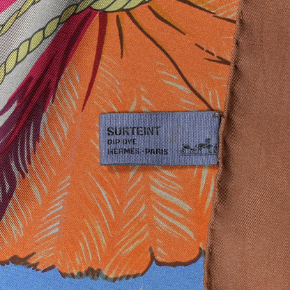 Hermes Silk Dip Dyed Brazil Shawl 140 6 of 6