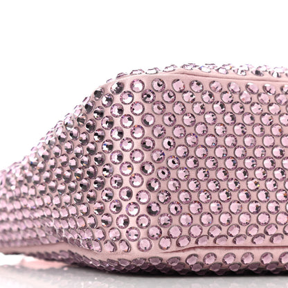 Prada Satin Crystal Mini Re-Edition 2000 Bag Alabastro 10 of 11