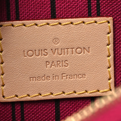 Louis Vuitton Monogram Neverfull MM GM Pochette Fuchsia 6 of 9