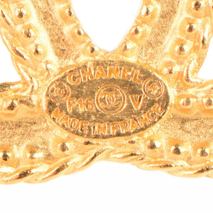 Chanel CC Drop Earrings Gold 3 of 3