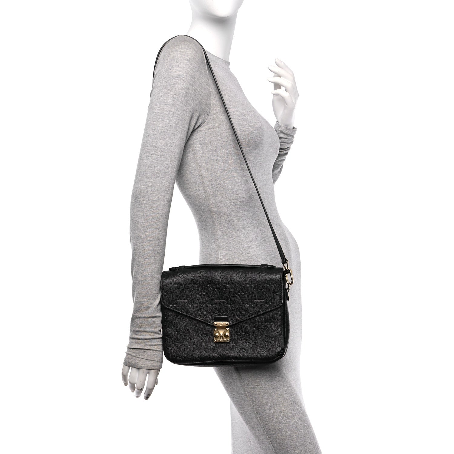 Louis Vuitton Empreinte Pochette Metis Black 2 of 13