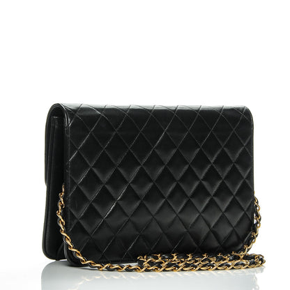 Chanel Lambskin Quilted Medium Single Flap Black 3 of 7