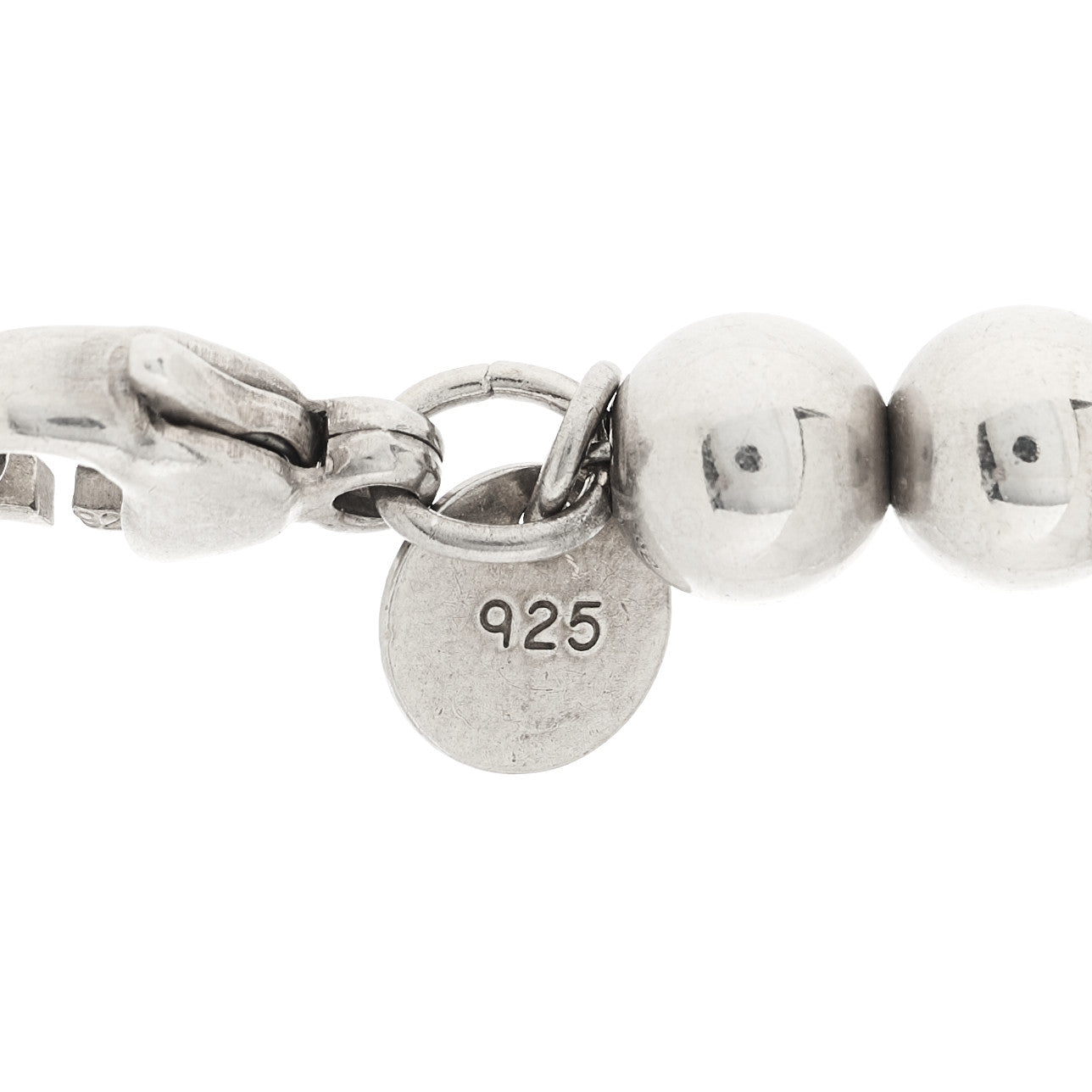 Tiffany Sterling Silver HardWear Graduated Ball Necklace 5 of 5