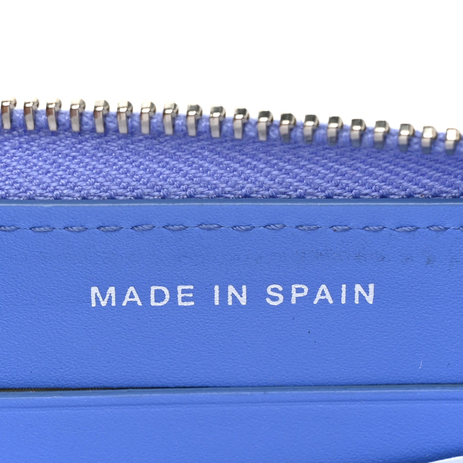 Chanel Patent Quilted Small Zip Around Wallet Blue 7 of 9