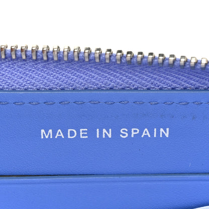 Chanel Patent Quilted Small Zip Around Wallet Blue 7 of 9