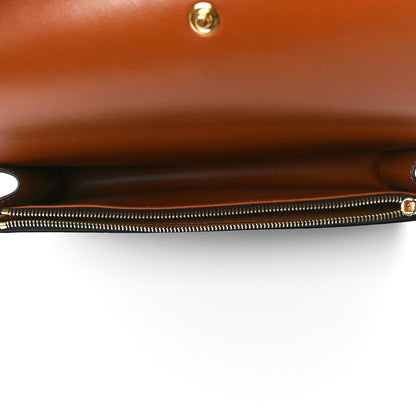 Celine Triomphe Canvas Lambskin Wallet On Strap Tan 6 of 12