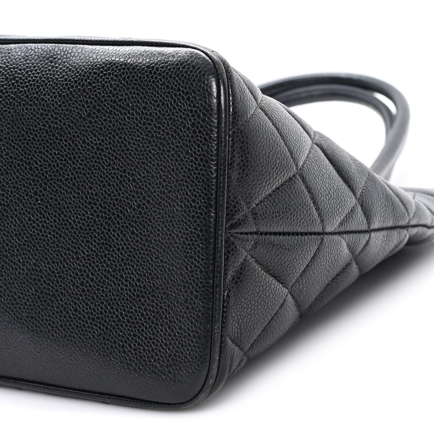 Chanel Caviar Quilted Medallion Tote Black 10 of 13