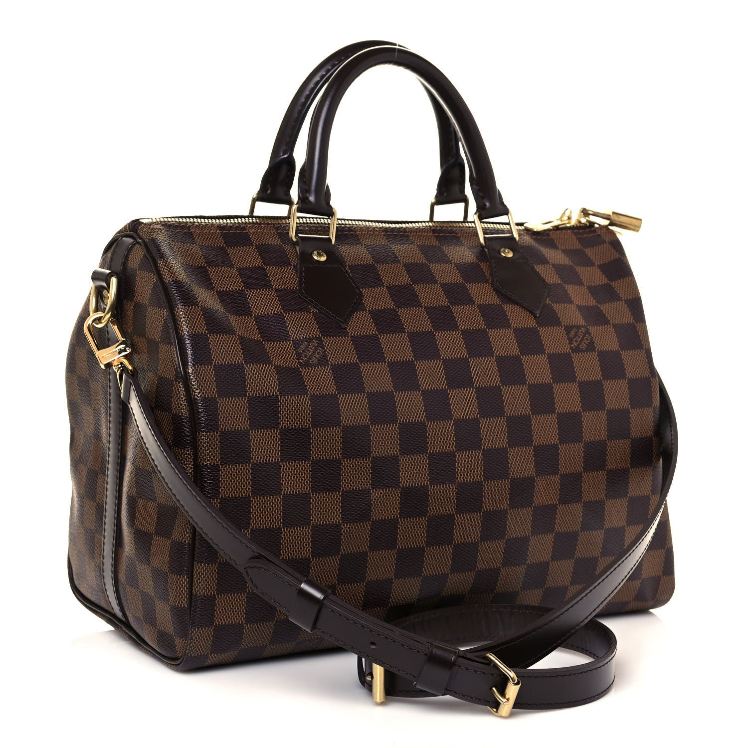 Louis Vuitton Damier Ebene Speedy Bandouliere 30 3 of 14
