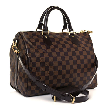 Louis Vuitton Damier Ebene Speedy Bandouliere 30 3 of 14