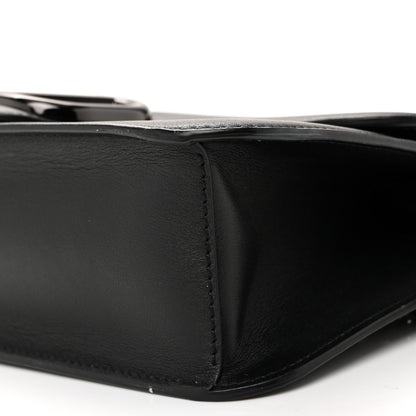 Valentino Garavani Calfskin Monochrome Vlogo Loco Shoulder Bag Black 10 of 10