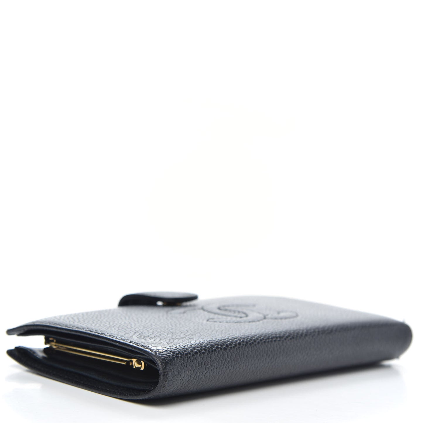 Caviar Timeless CC French Wallet Black