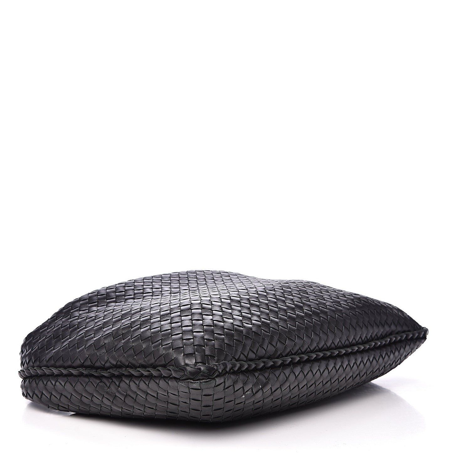 Nappa Intrecciato Large Veneta Hobo Black